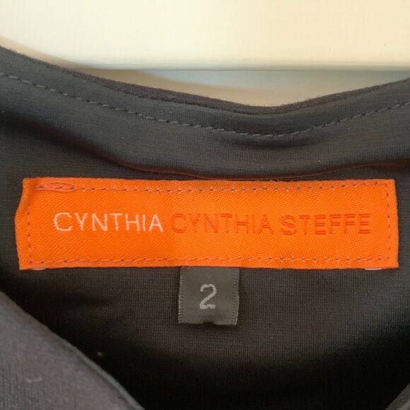 Cynthia Steffe Black Cocktail Dress Size 2 - Picture 5 of 8